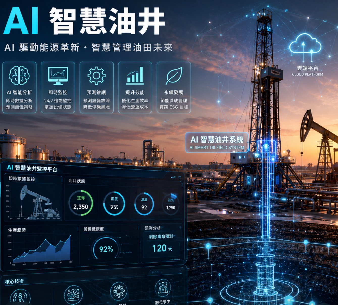 AI智慧油井：能源項目介紹